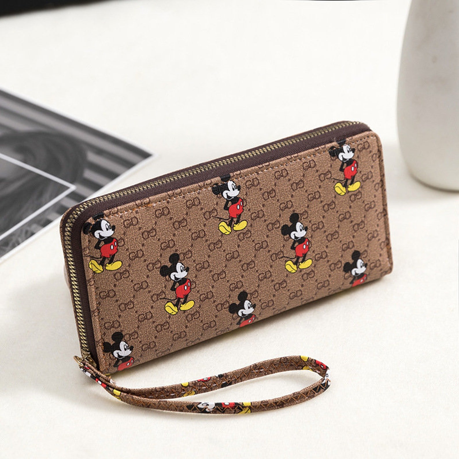 Disney Mickey Mouse Wallet Disney Clutch Bag Disney Purse Etsy