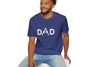 DAD, graphic Unisex Softstyle T-Shirt