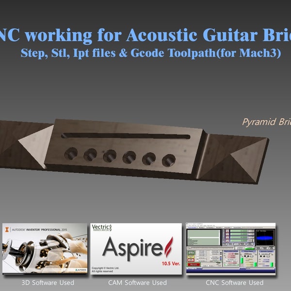 PMD Bridge for Acoustic Guitar