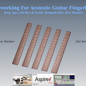 Fingerboard for Acoustic Guitar(Only Files)