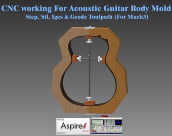 Grand Auditorium body Mold(GA, GAE)-Only Files