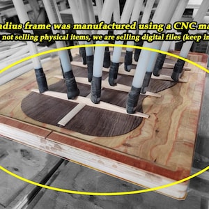 Acoustic guitar Top 9,000 Radius Frame Tool (Only Files)