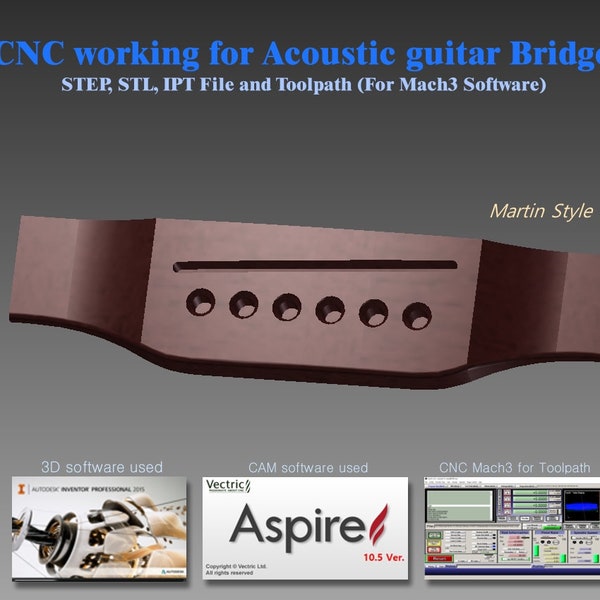 MT Bridge for Acoustic Guitar