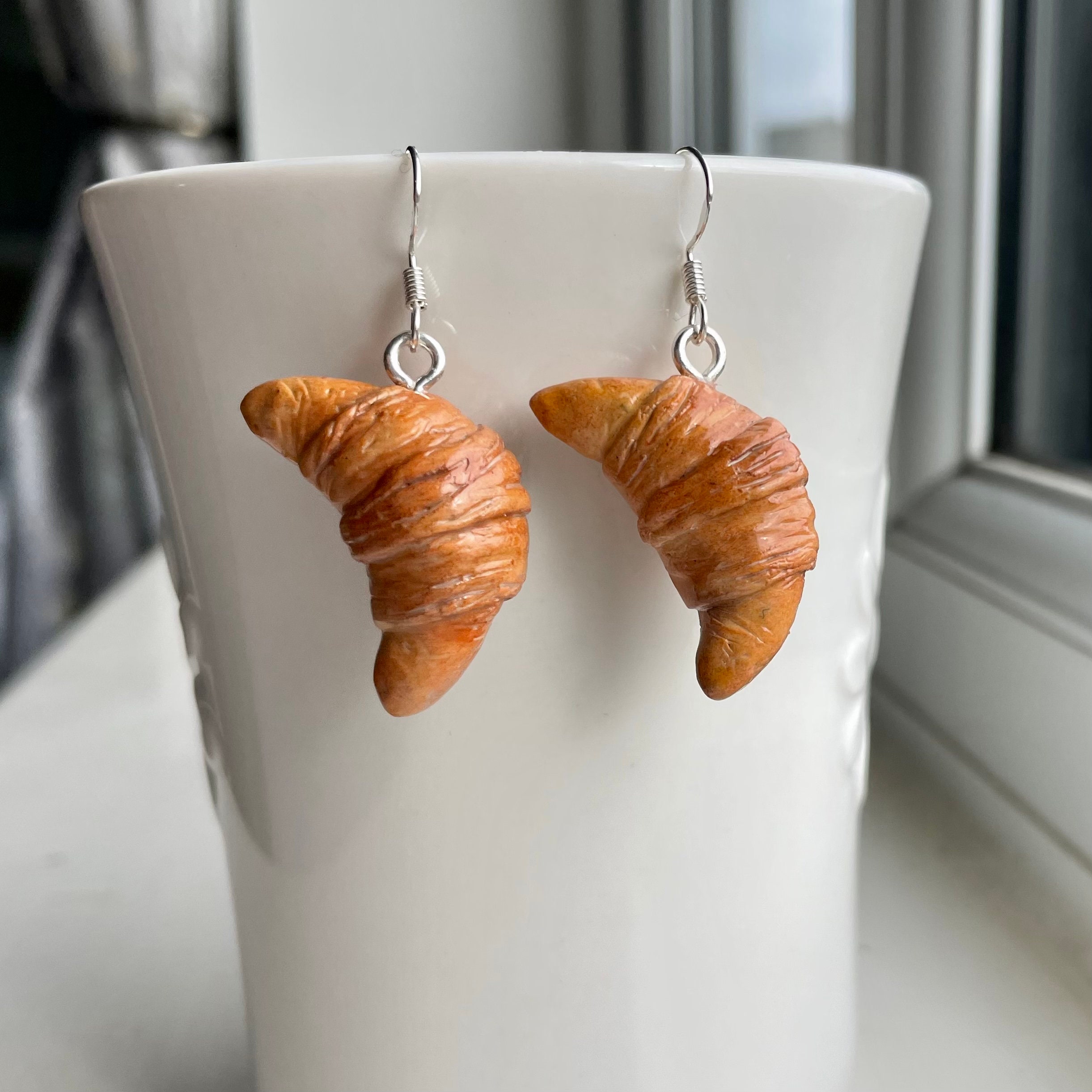 Croissant Earrings Etsy Ireland