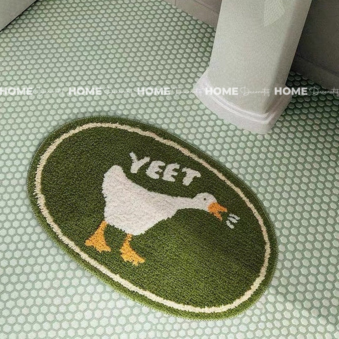 Duck bath mat