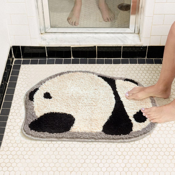Panda bath mat Etsy