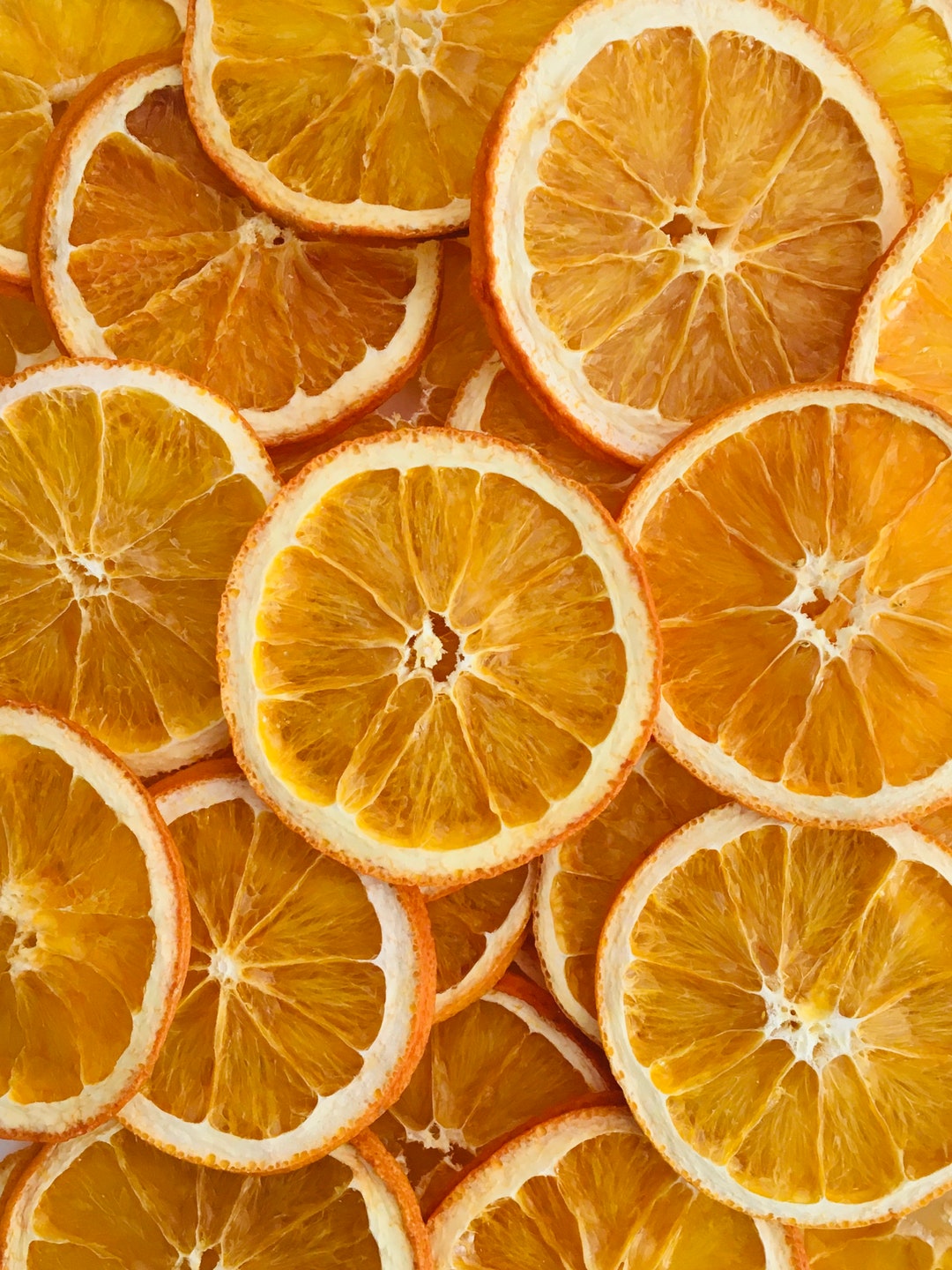 Organic Dried Orange Wheels, 25 Slices per 100g - Etsy
