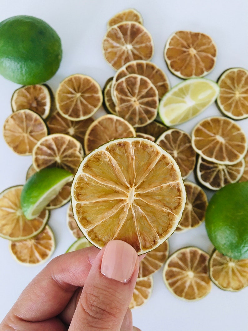 Organic Dried Lime Slices Etsy