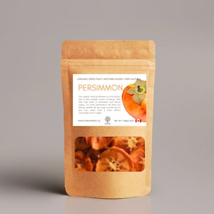 Organic Dried Persimmon Slices