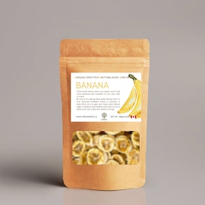 Getrocknete Bananenscheiben