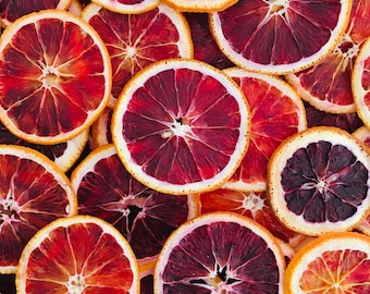 Organic Dried Blood Orange Wheels