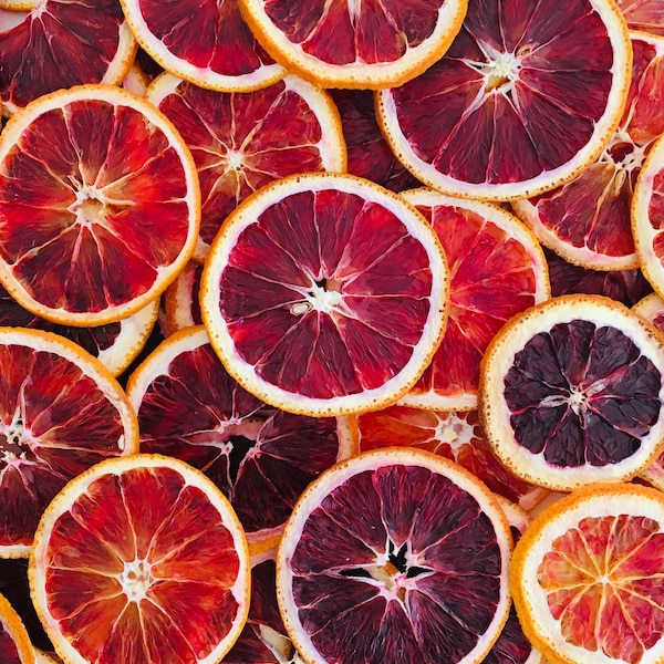 Organic Dried Blood Orange Wheels