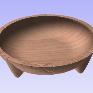 CNC Salsa / Candle bowl STL File