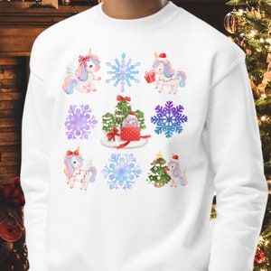 Unicorns Are so Last Season Christmas Sweatshirt Etsy UK
