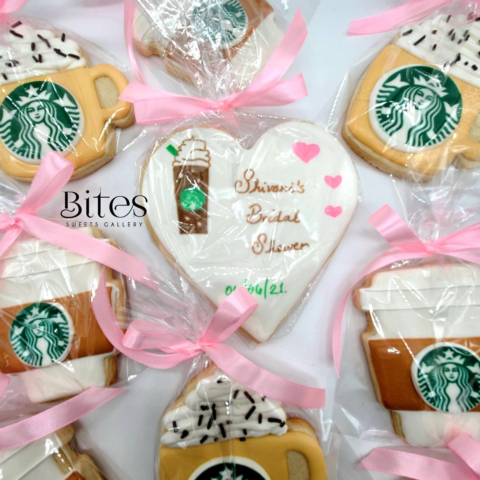 Starbucks Cookies Coffee Cookies Starbucks Cookie Favors 1 Etsy