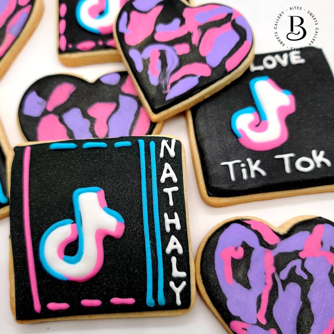 TikTok cookies Tik Tok Personalized cookies TikTok Birthday Etsy