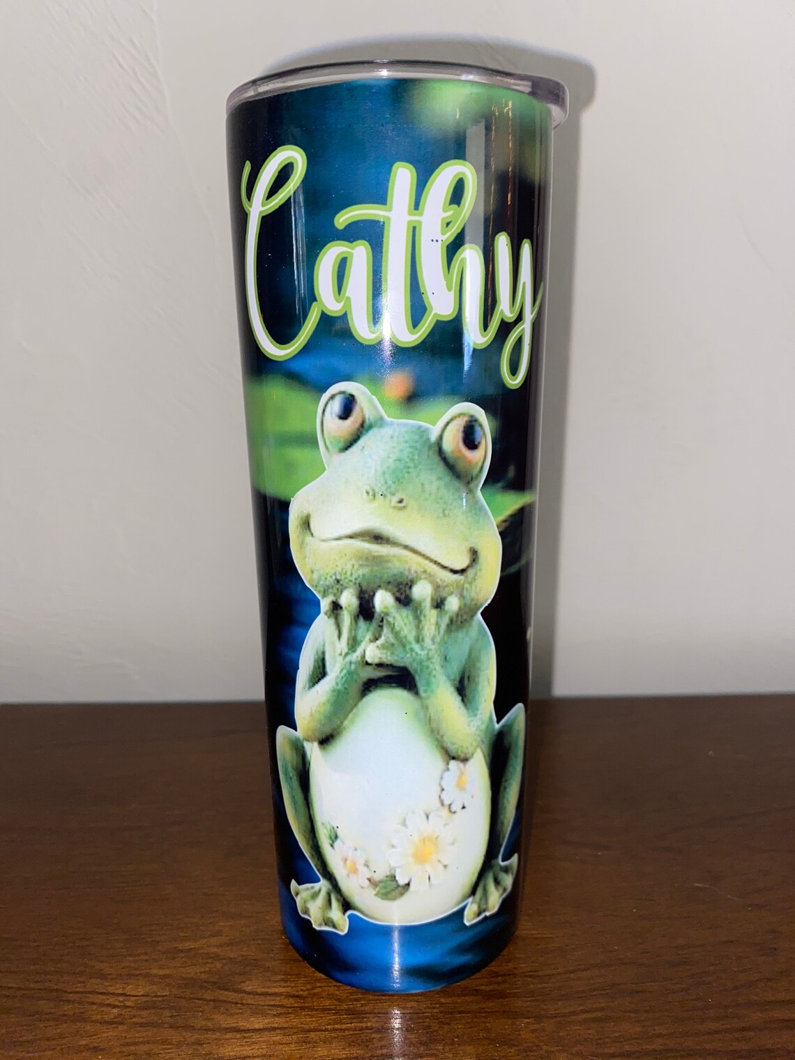 Toadally Adorable Frog Tumbler Etsy