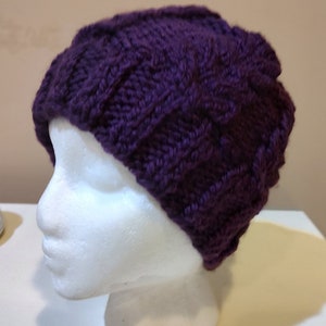 Purple Winter Hat - Etsy display picture 2