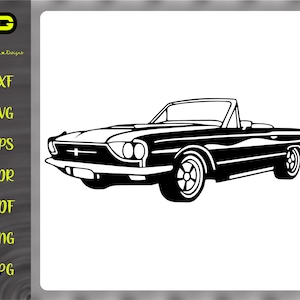 Ford Thunderbird SVG