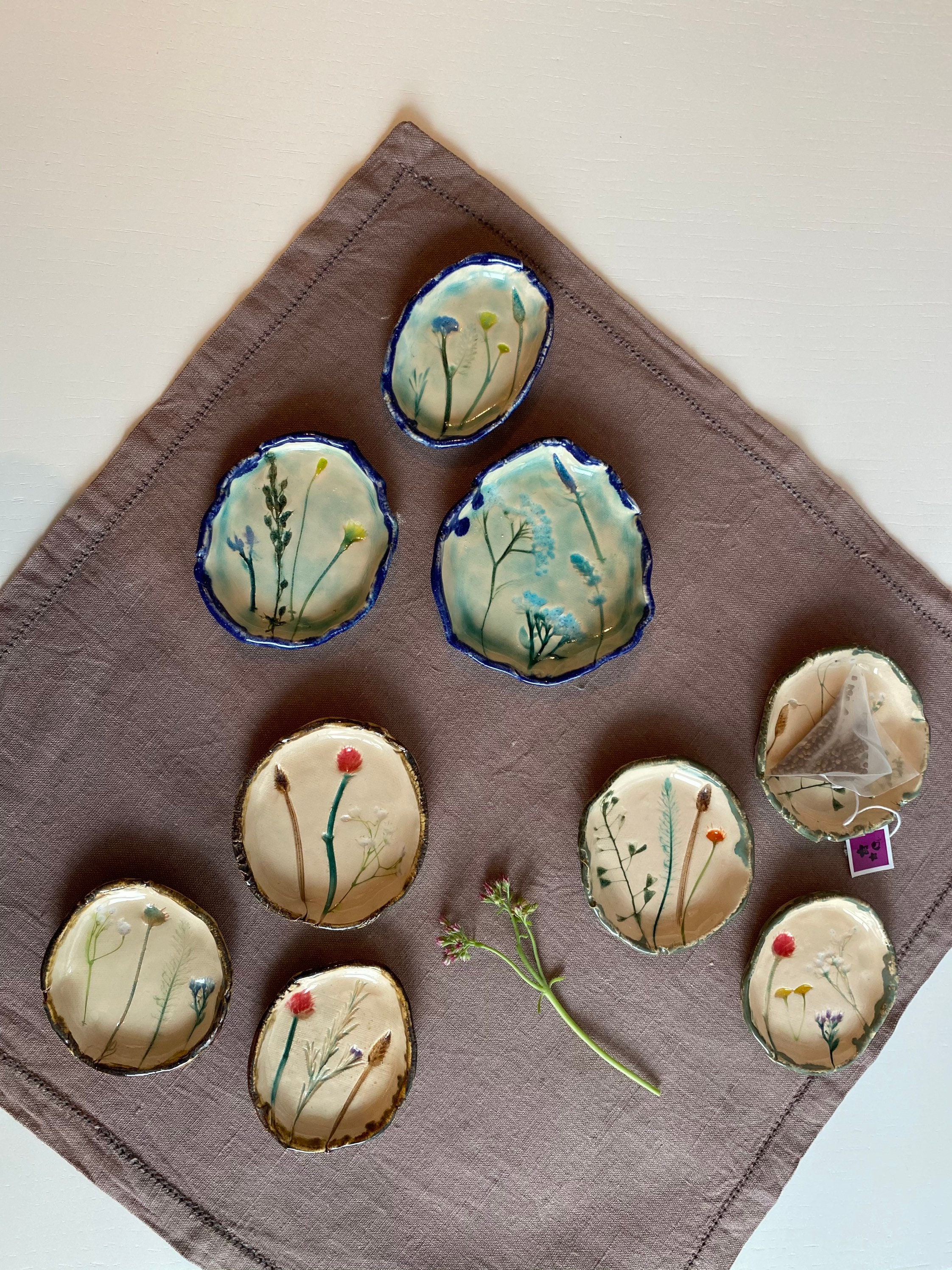 Set of 3 Tea Bag Holders Etsy