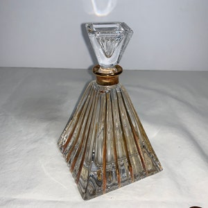 Italian Art lead crystal Perfume Bottle