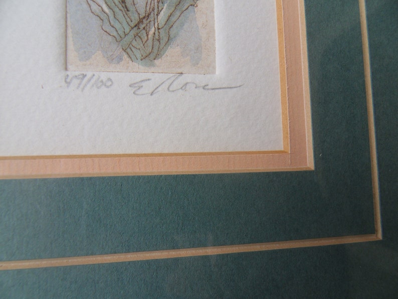 Rose Etching E Free Priority Mail or Fedex Ground. Elaine Rose Lanoue \u201cUntitled\u201d