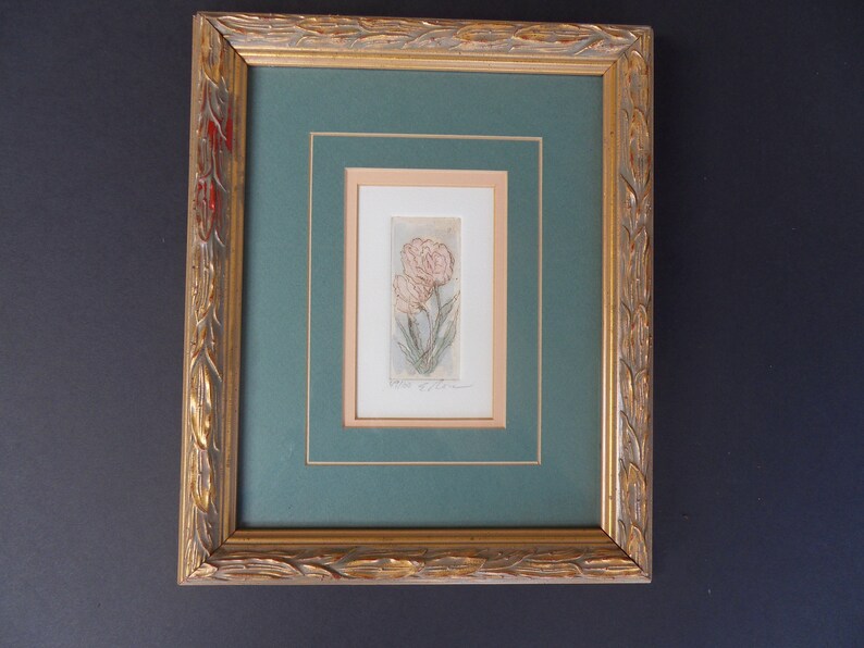 Rose Etching E Free Priority Mail or Fedex Ground. Elaine Rose Lanoue \u201cUntitled\u201d