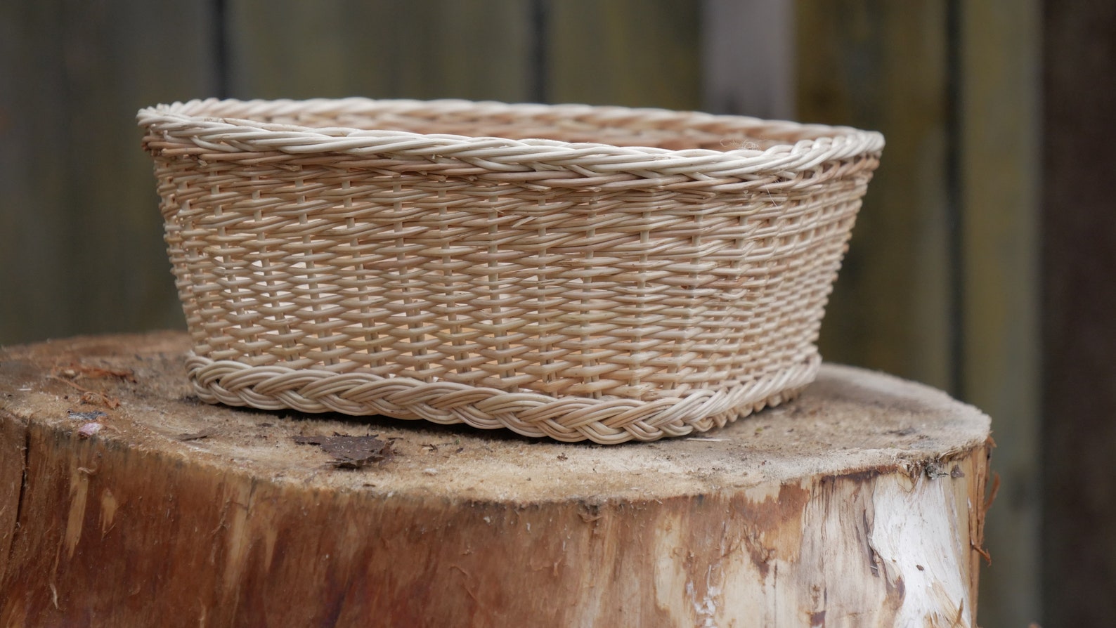 Small wicker tray bread wicker basket natural birch bark Etsy