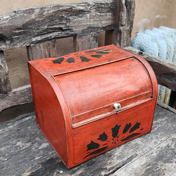Roll Top Bread Box Etsy