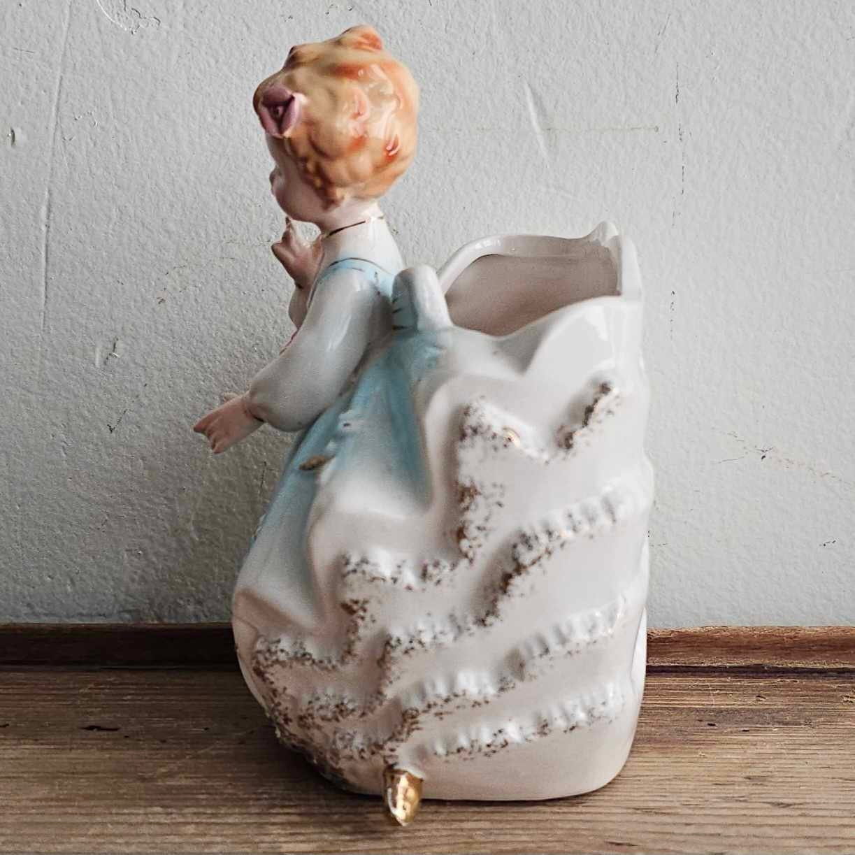 レノックス・サクソニー花瓶　スミソニアンInstitution　ヴィンテージ レノックス・サクソニー花瓶 スミソニアンInstitution