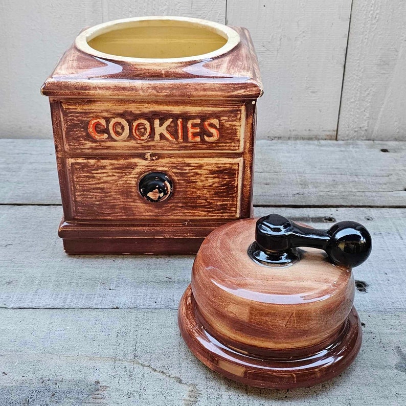 Vintage Mccoy 1960's Coffee Grinder Cookie Jar Vintage Kitchen Decor