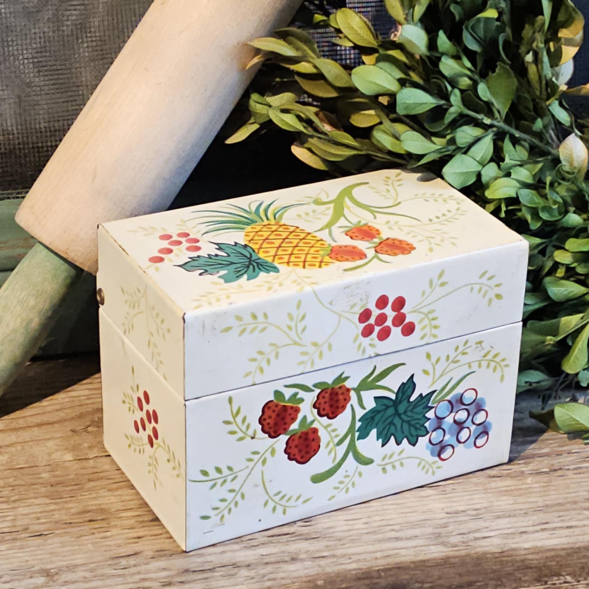 J Chein Metal Recipe Box - Etsy J Chein Metal Recipe Box - Etsy