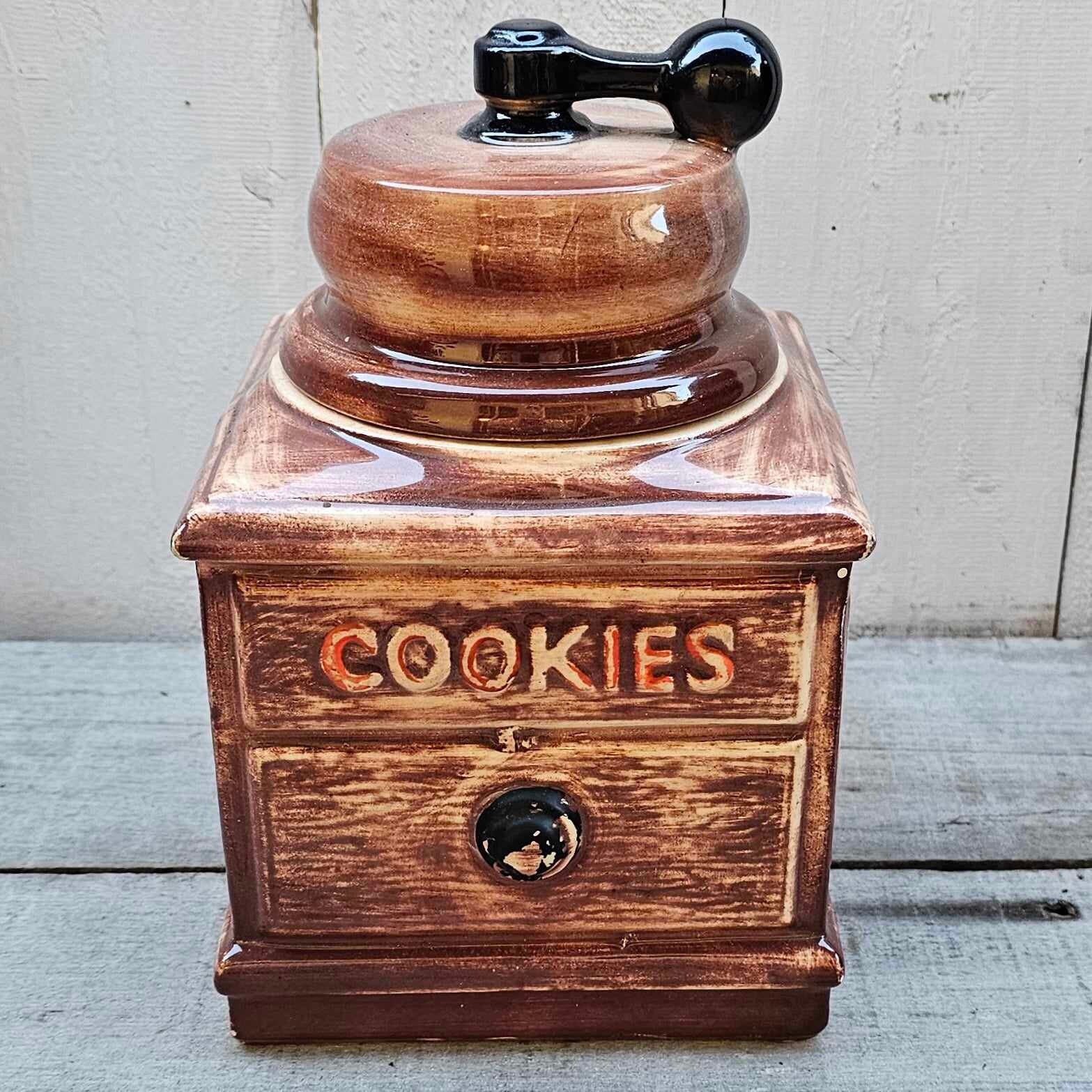 Vintage Mccoy 1960's Coffee Grinder Cookie Jar Vintage Kitchen Decor