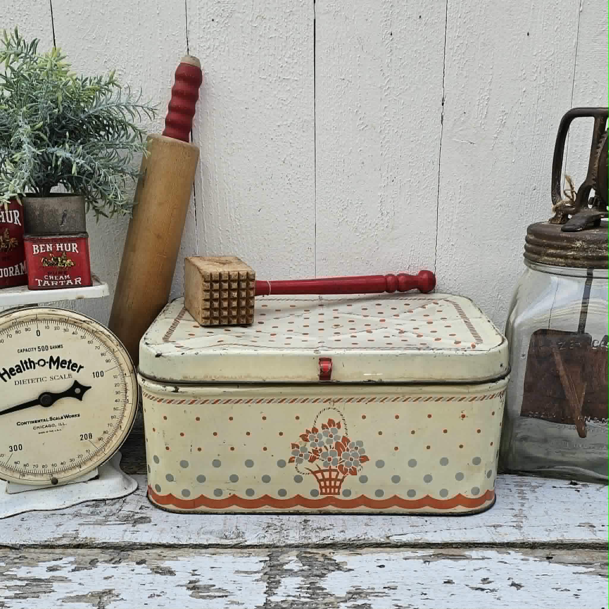 1940s Bread Box - Etsy