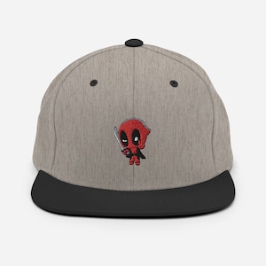 Snapback Hat - Baby Deadpool Embroidery
