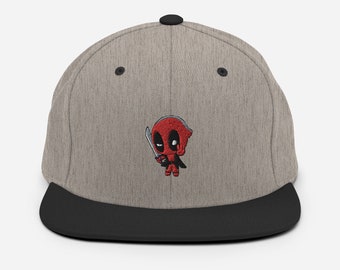 Gorra Snapback - Bordado de Deadpool bebé