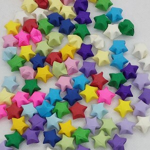 100 lucky stars (stelline portafortuna)/ multicolore/ altre disponibili su richiesta