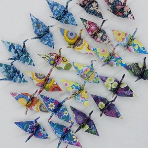 24 gru (6,5 cm) /origami / fantasie floreali/ Decorazione/idea regalo