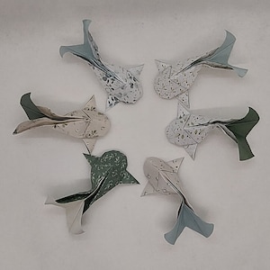 6 Carpe Koi (12 cm) /koi fish/fantasia romantica/origami /decorazione /idea regalo