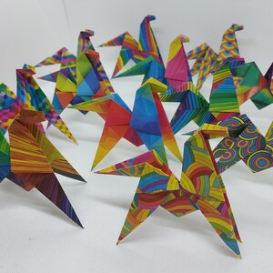 12 Cavalli / origami /fantasie arcobaleno/ colori vivaci/ decorazione /idea regalo