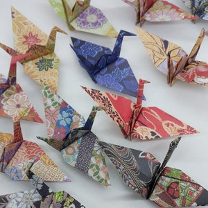 12 gru origami fantasia kimono flowers / Decorazione / Idea regalo