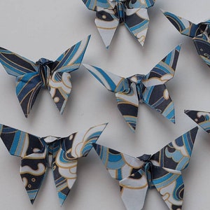8 farfalline (3 cm) /origami / decorazione/accessori per creazioni artistiche/ idea regalo/compleanno