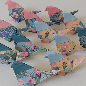 12 uccellini origami / fantasia kiribati / decorazione /idea regalo / compleanno