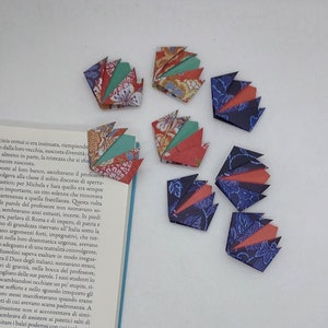 8 segnalibro fiore Loto / 3,5 cm/fantasia floreale /Idea regalo / gift