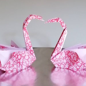 2 Cigni origami / varie fantasie /decorazione /idea regalo