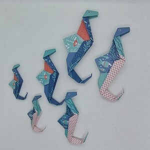 6 cavallucci marini/ fantasie del mare / 3 misure diverse / origami /decorazione / idea regalo / compleanno