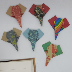 1 elefante segnalibro/ origami / idea regalo / PIÙ fantasie disponibili