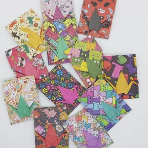 12 buste con gru /origami/ fantasia Gatti/ buste da lettera /envelope