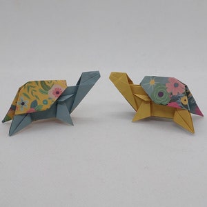 2 Testuggini origami / più fantasie disponibili/ idea regalo / decorazione / segnaposto