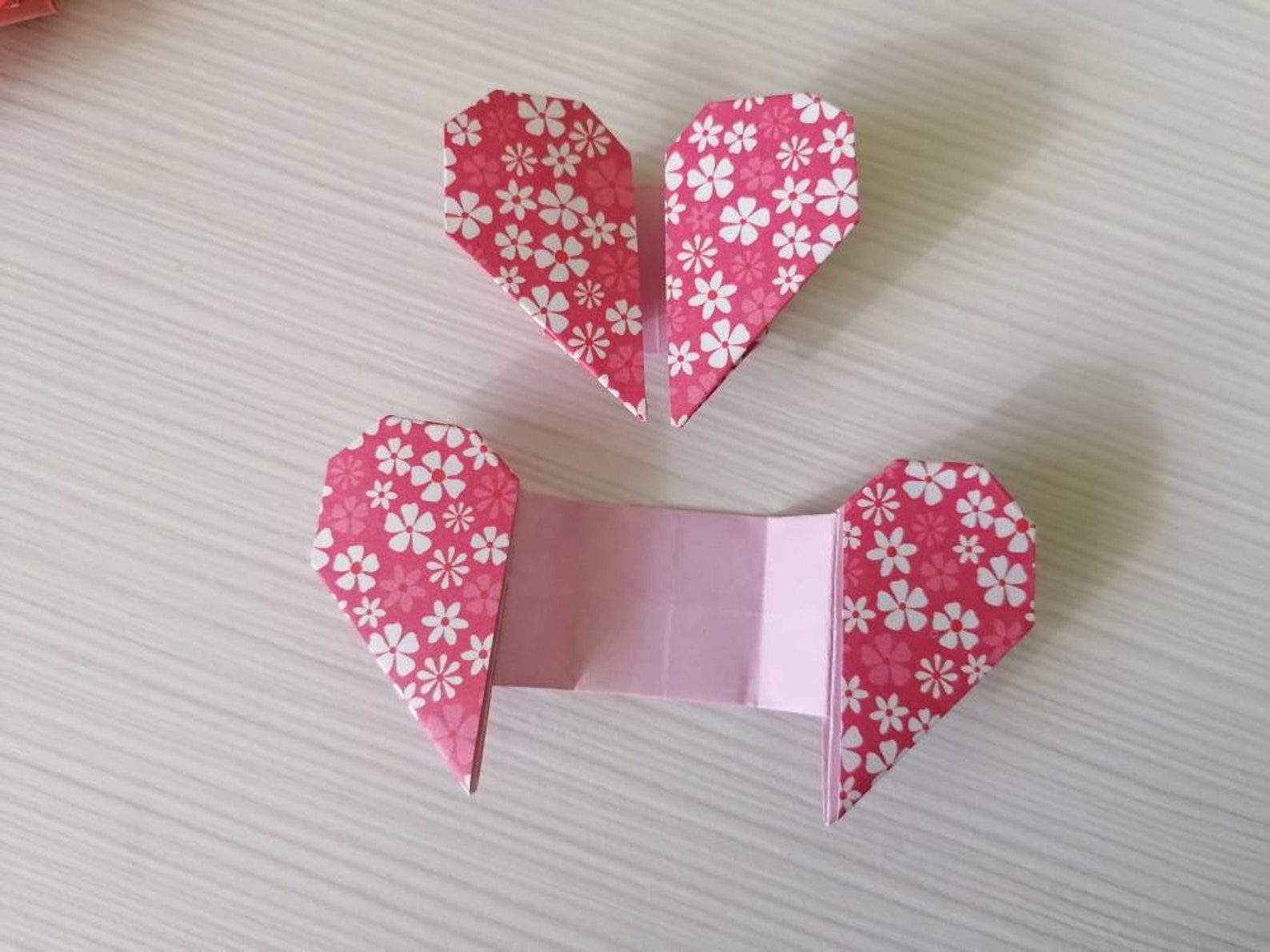 6 origami de corazón con mensaje / Idea de regalo Etsy